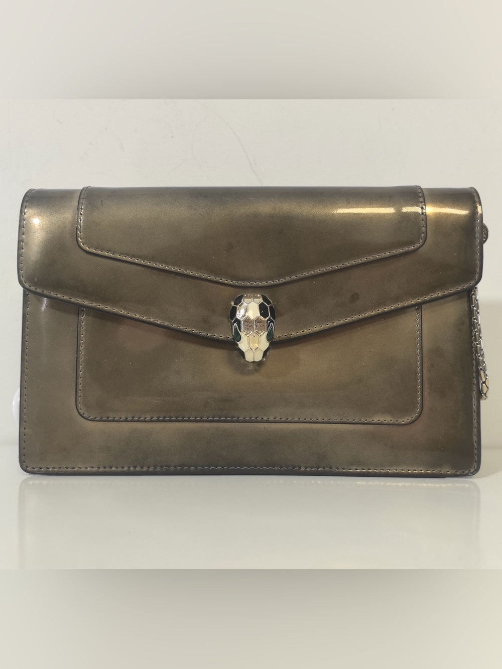 Bvlgari Serpenti Forever Small Metallic Crossbody